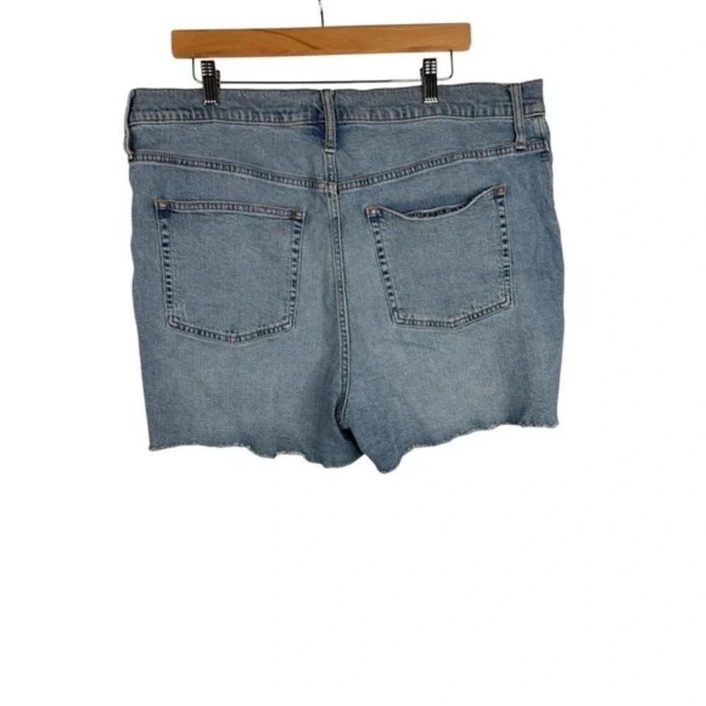 J. Crew High Rise Denim‎ Shorts size 34 Blue